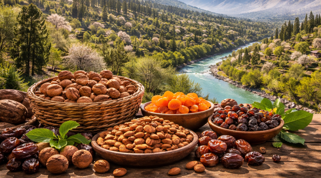 Mix dry fruits from Gilgit-Baltistan